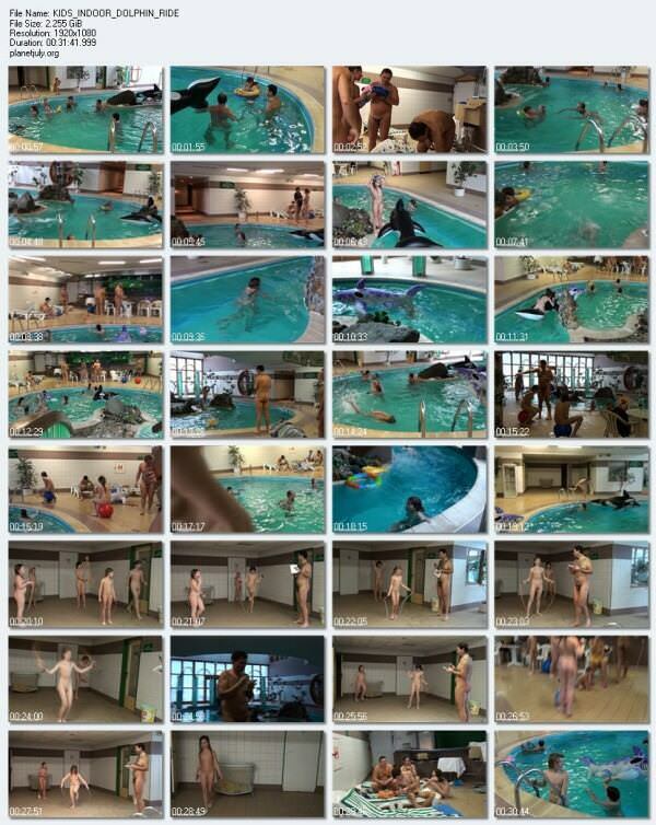 FKK video - Pool nudists in Europe