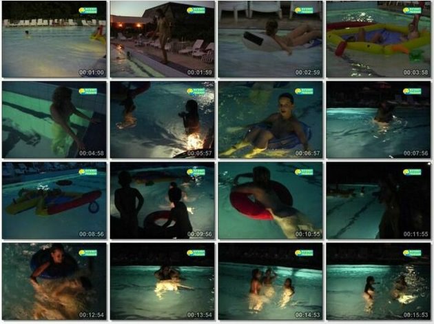 FKK video - Night swimming pool