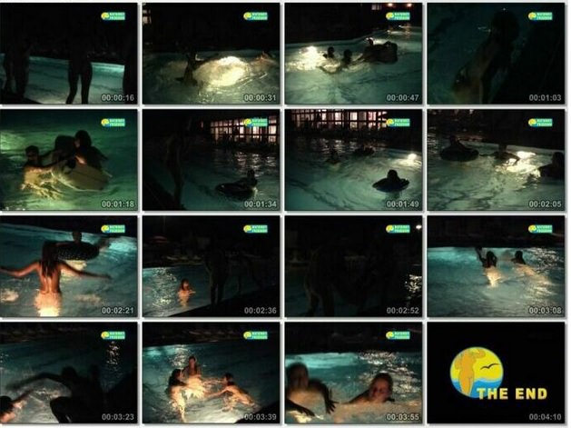 FKK video - Night swimming pool