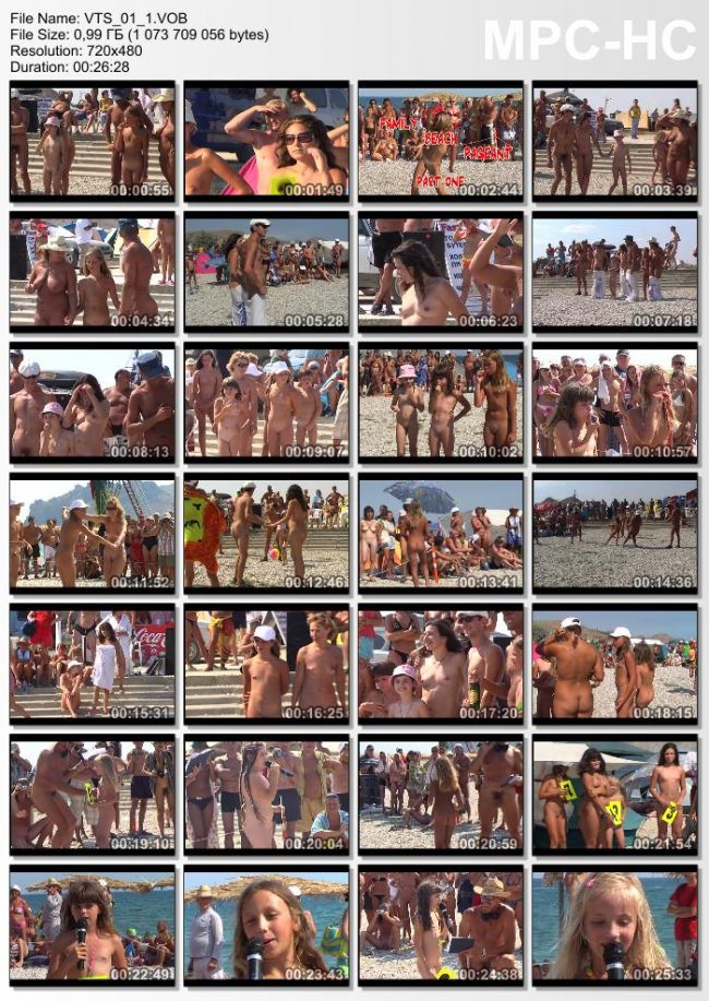 Family Beach Pageant - FKK video (part 1)